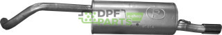 Tłumik końcowy VW Polo V 1.4i, Polmo 30.008 A, OE 6R6253609AG 6R6253609J