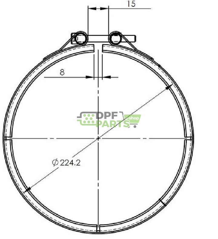 Obejma DAF LF EURO 6 1997442