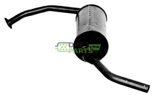 Tłumik środkowy IMASAF  TOYOTA LAND CRUISER - 1740556100 1740556110