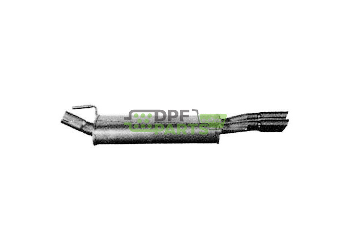Tłumik końcowy IMASAF  VW Golf III , Golf IV kabriolet - 1H6253609H 1H6253609S JZW253609A