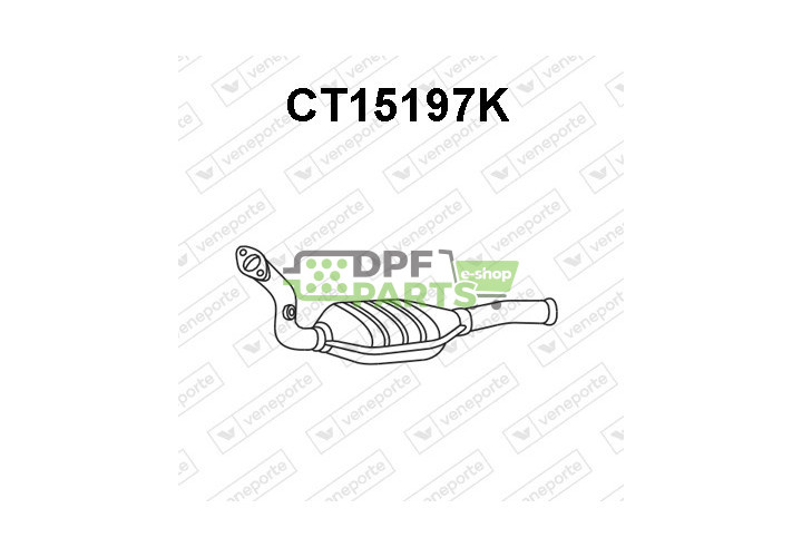 Katalyzátor CITROËN / FIAT / PEUGEOT - 1474675080 1475850080 1477687080