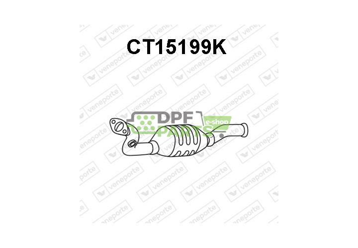 Katalyzátor CITROËN / FIAT / LANCIA / PEUGEOT - 1473267080 1475849080 170587
