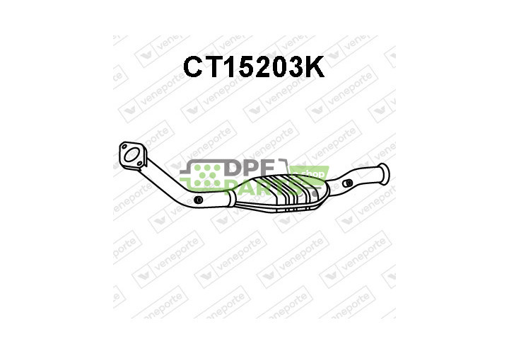 Katalyzátor CITROËN / PEUGEOT - 170551 1705EX 1705FK