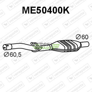 Katalyzátor MERCEDES - 9014901819 9014902819