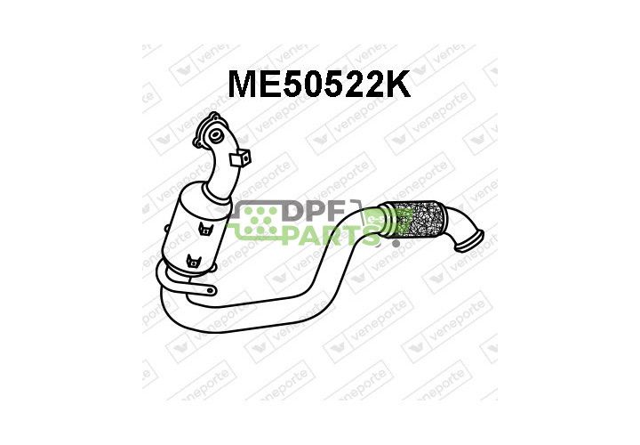 Katalyzátor INFINITI / MERCEDES - 200A05DD0A 2464900710 