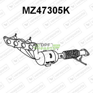 Katalyzátor MAZDA - Z6012050XD Z6152050X Z6152050XA