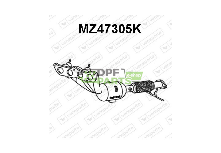 Katalyzátor MAZDA - Z6012050XD Z6152050X Z6152050XA