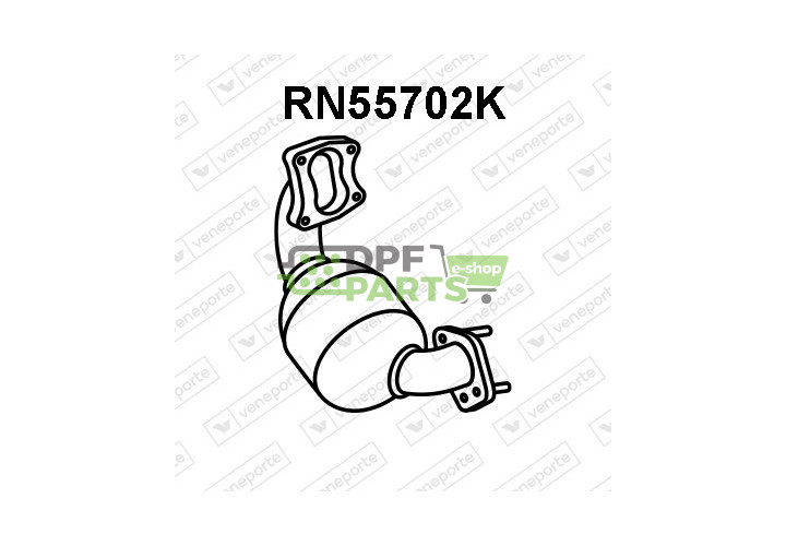 Katalyzátor NISSAN / RENAULT - 1657600QAC 208A0BN701 8200095390