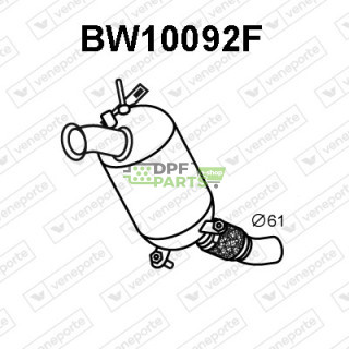 Filtry cząstek stałych DPF BMW - 18307797591 18307801051 18307802995