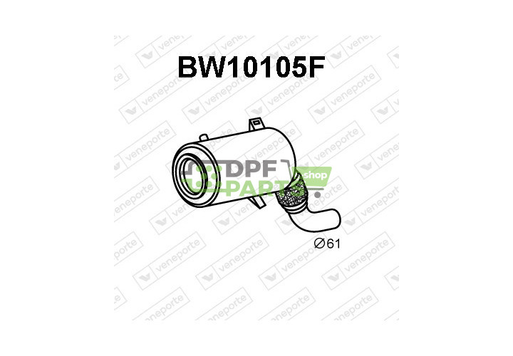 Filtry cząstek stałych DPF BMW - 18300445327 18304717412 18304717414