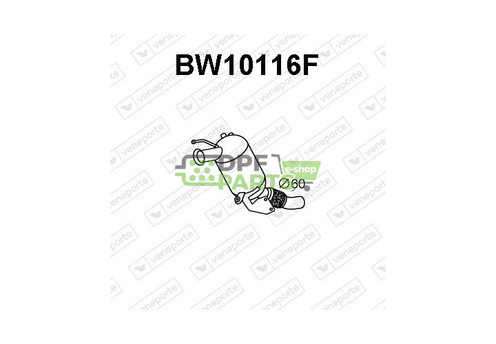 Filtry pevných částic DPF BMW - 18307798307  