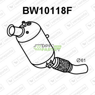 Filtry cząstek stałych DPF BMW - 18307823496 18308508993 18308508994