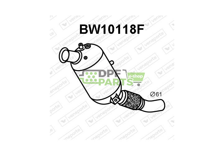 Filtry cząstek stałych DPF BMW - 18307823496 18308508993 18308508994