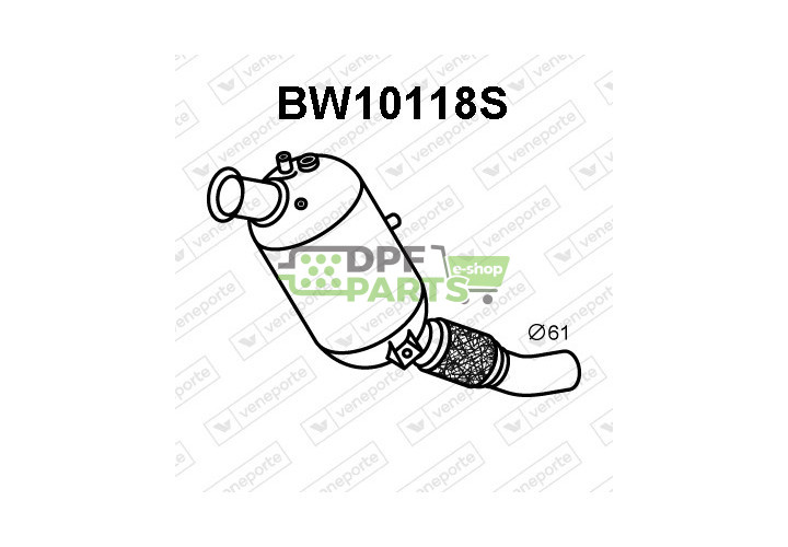 Filtry cząstek stałych DPF BMW - 18307823496 18308508993 18308508994