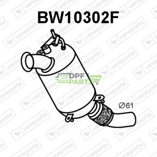 Filtry cząstek stałych DPF BMW - 18308514484 18308514485 18308514486