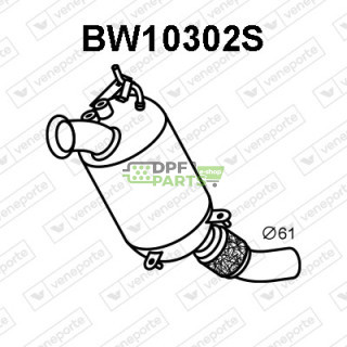 Filtry pevných částic DPF BMW - 18308514484 18308514485 18308514486