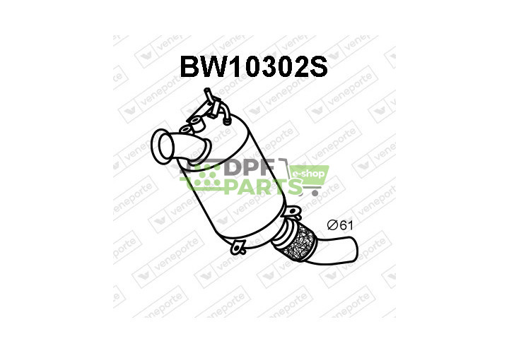 Filtry cząstek stałych DPF BMW - 18308514484 18308514485 18308514486