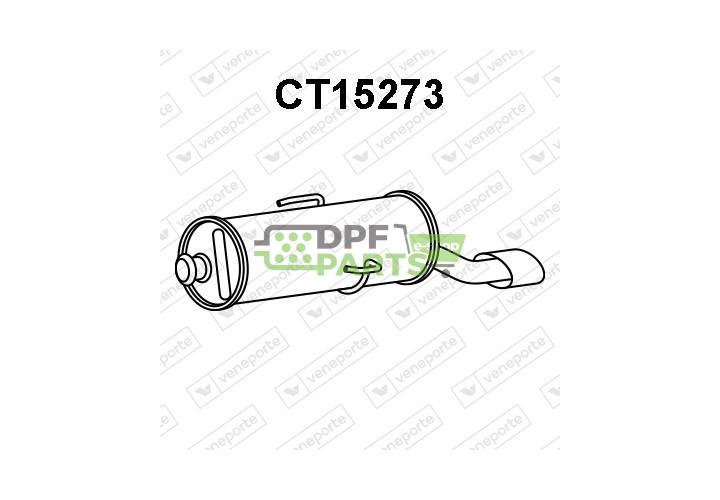 Tlumič CITROËN - 1726AF 1726NJ 1726S3