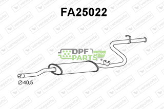Koncový tlumič výfuku FIAT / SEAT - 4401369 5888168 