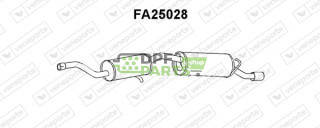 Koncový tlumič výfuku FIAT / INNOCENTI - 7543681 7634204 7638556