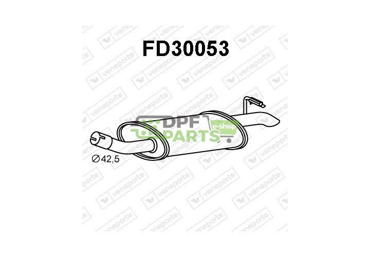 Tlumič FORD - 1460211 1460239 1659729
