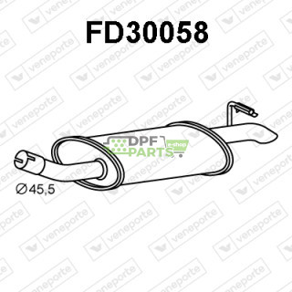 Tlumič FORD - 1019608 1100896 1460209