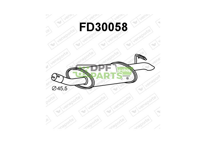 Tlumič FORD - 1019608 1100896 1460209