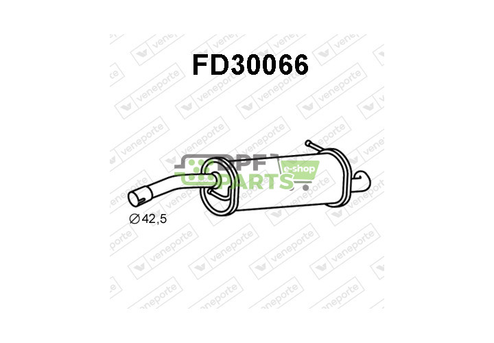 Tlumič FORD - 1383128 1383129 1512618