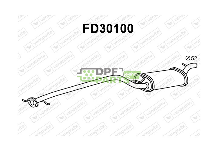 Tlumič FORD - 1118203 1133076 