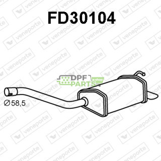 Tlumič FORD - 1148401-1 SAÍDA 1149724-1 SAÍDA 1213483-1 SAÍDA