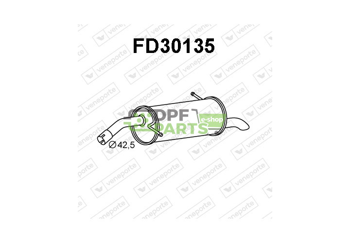 Tlumič FORD - 1521746 1540179 1556631