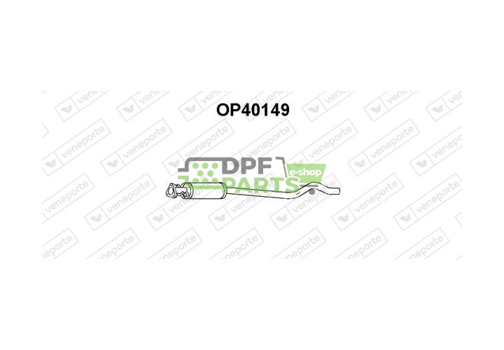 Tlumič OPEL - 852095 852858 90281773