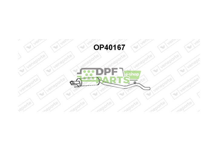 Tlumič OPEL / VAUXHALL - 5852354 5852717 5852852
