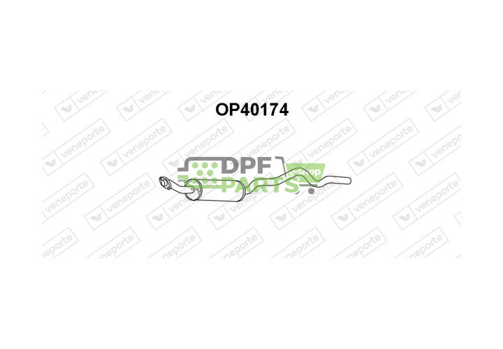 Tlumič OPEL / VAUXHALL - 5852350 5852972 852081