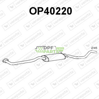 Tlumič OPEL - 852179 852414EX 90128440
