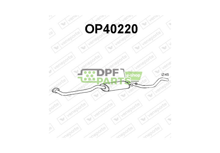Tlumič OPEL - 852179 852414EX 90128440