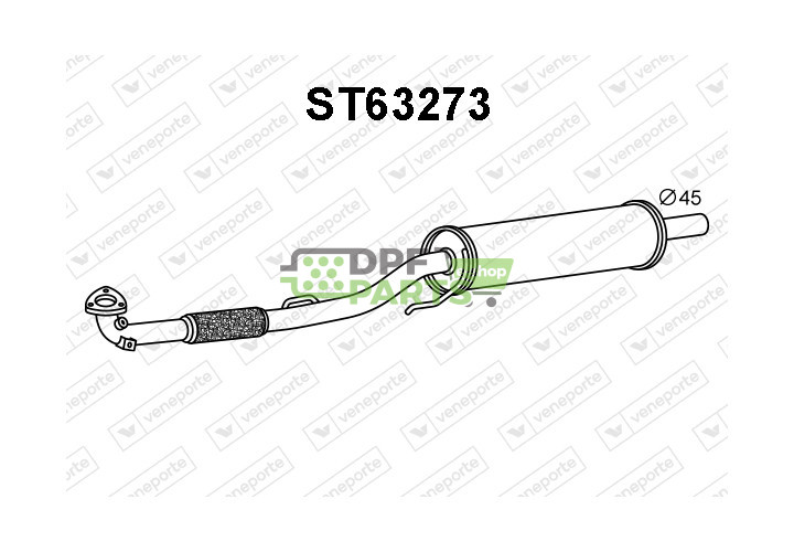 Tlumič SEAT / SKODA / VOLKSWAGEN - 5Z0253059CM 5Z0253059F 6Q0253091AA
