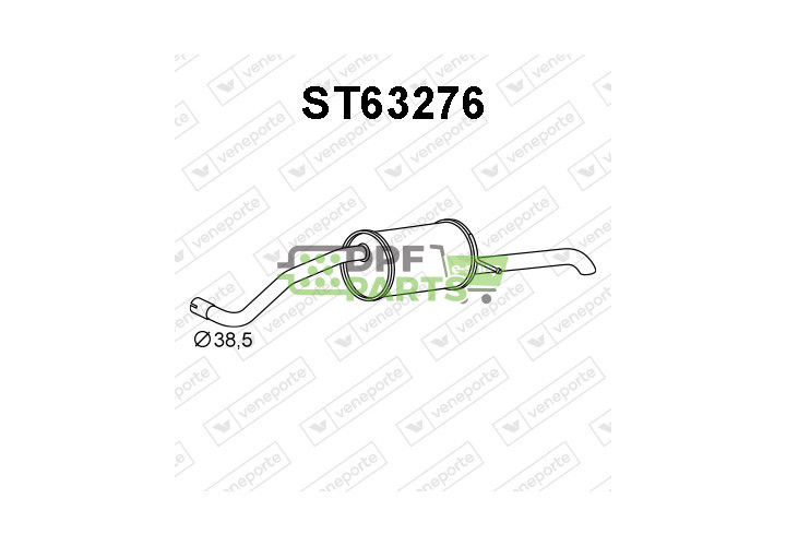 Tlumič SEAT / SKODA - 6Q9253609AM 6Q9253609AP 6R9253609D