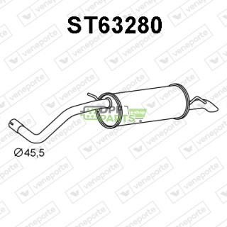 Tlumič SEAT / SKODA / VOLKSWAGEN - 6Q9253025BJ 6Q9253609A 6Q9253609AC