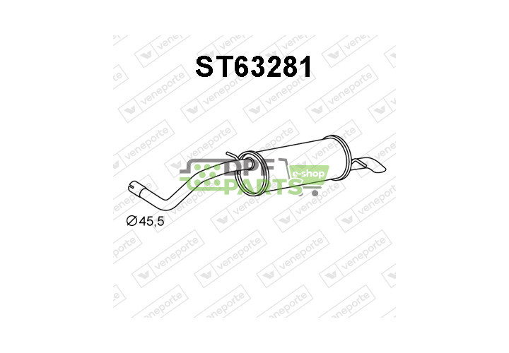 Tlumič SEAT / SKODA / VOLKSWAGEN - 6Q9253609AB 6Q9253609AL 6Q9253609L