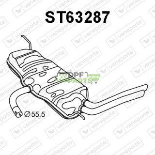 Tlumič SEAT - 5P5253609C