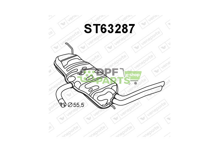Tlumič SEAT - 5P5253609C