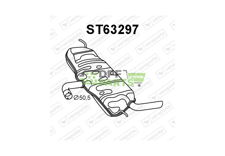 Tlumič SEAT - 5P0253609