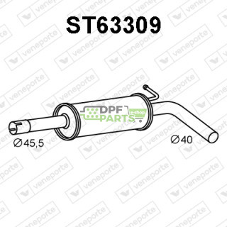 Tlumič SEAT / SKODA / VOLKSWAGEN - 6C0253209K 6C0253209N