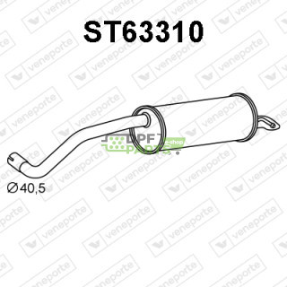Tlumič SEAT / SKODA / VOLKSWAGEN - 6C6253609A 6C6253609L 6C6253609S