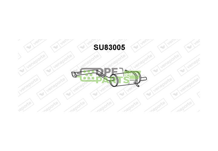Tlumič SUBARU - 44300FC030 44300SA000 44300SA010