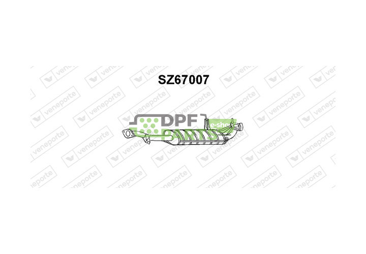 Tlumič SUZUKI - 1430060A00 14300A60A00