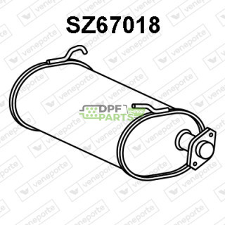 Tlumič SUZUKI - 1430081A00 1430081A11 1430082A01