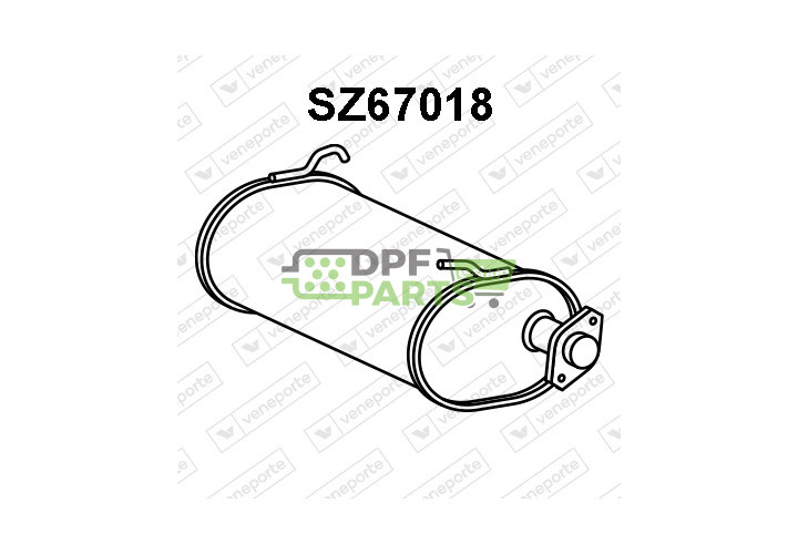 Tlumič SUZUKI - 1430081A00 1430081A11 1430082A01