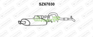 Tlumič SUZUKI - 1430058B10 1430058B11 1430085C10